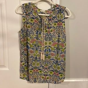 H&M size 8 sleeveless top floral